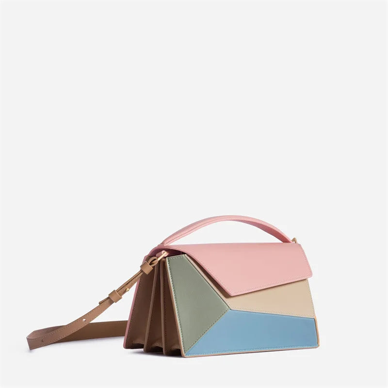 The Patchwork Shoulder Box Bag