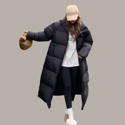 Streetwear Zippered Long Coat