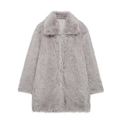 Luxe Faux Fur Overcoat