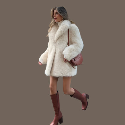 Luxe Faux Fur Overcoat