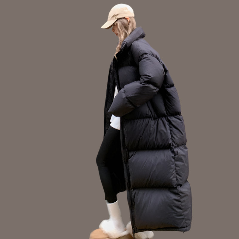 Streetwear Zippered Long Coat