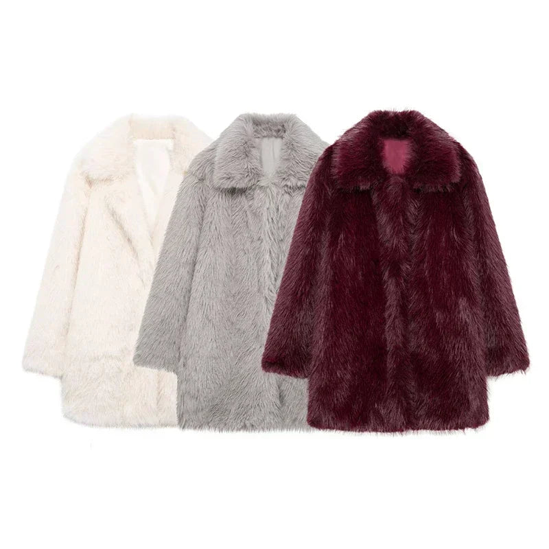 Luxe Faux Fur Overcoat