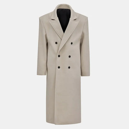 Full Sleeves Double Breasted Long Coat