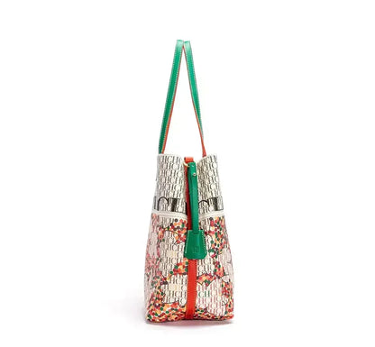 The Appliqué Paisley Baguette Bag