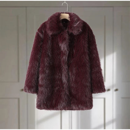 Luxe Faux Fur Overcoat