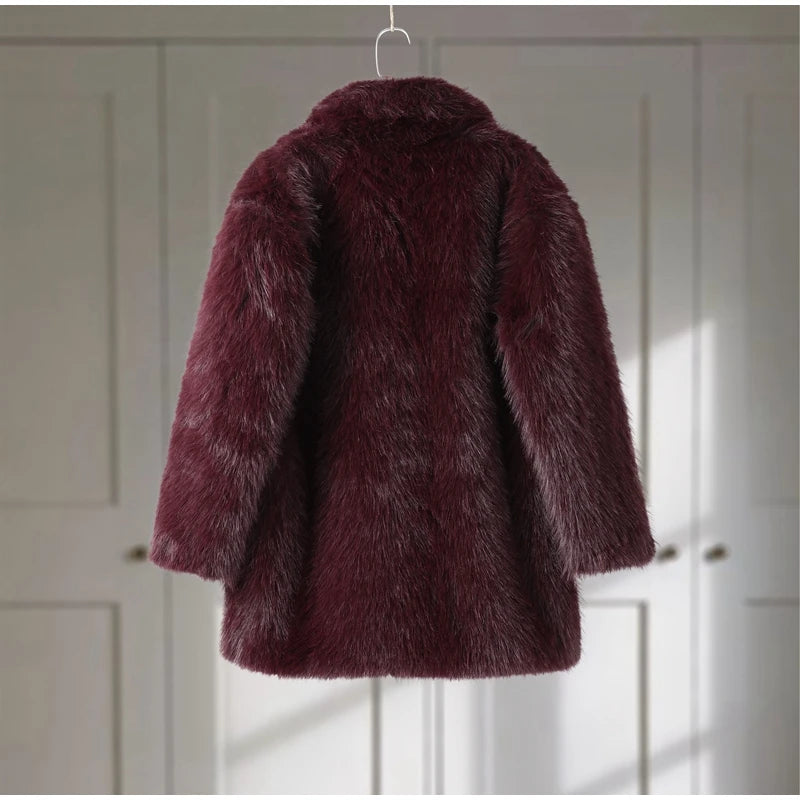 Luxe Faux Fur Overcoat